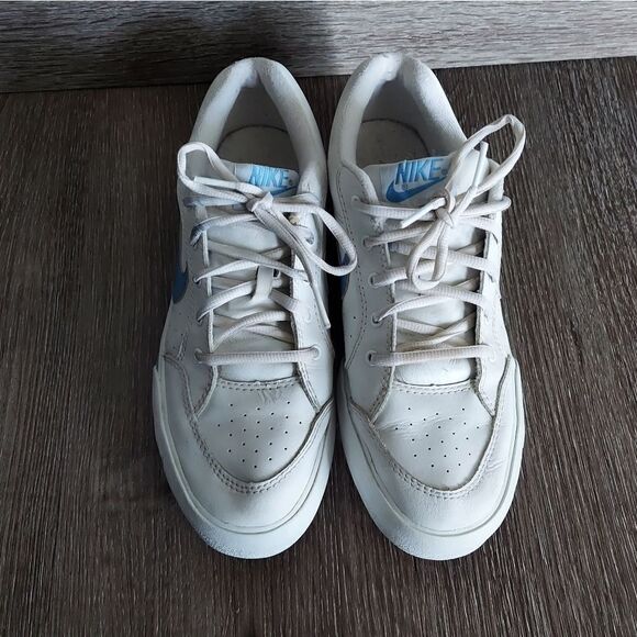 Vintage Nike Sneakers White & Blue Size 5.5Y - Picture 3 of 9